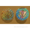 Beehive Pattern Hologram Sticker Label